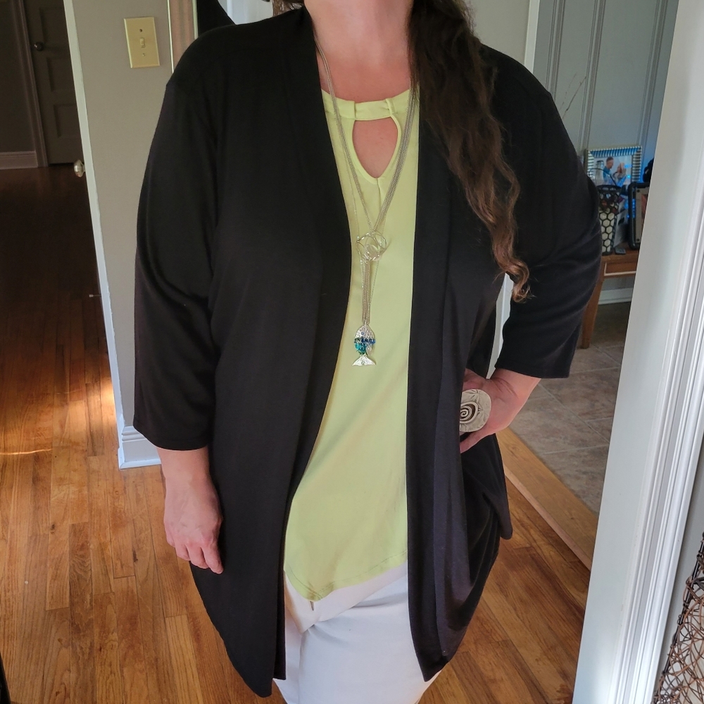 NWT Torrid Black Open Front Cardigan Plus Size 4